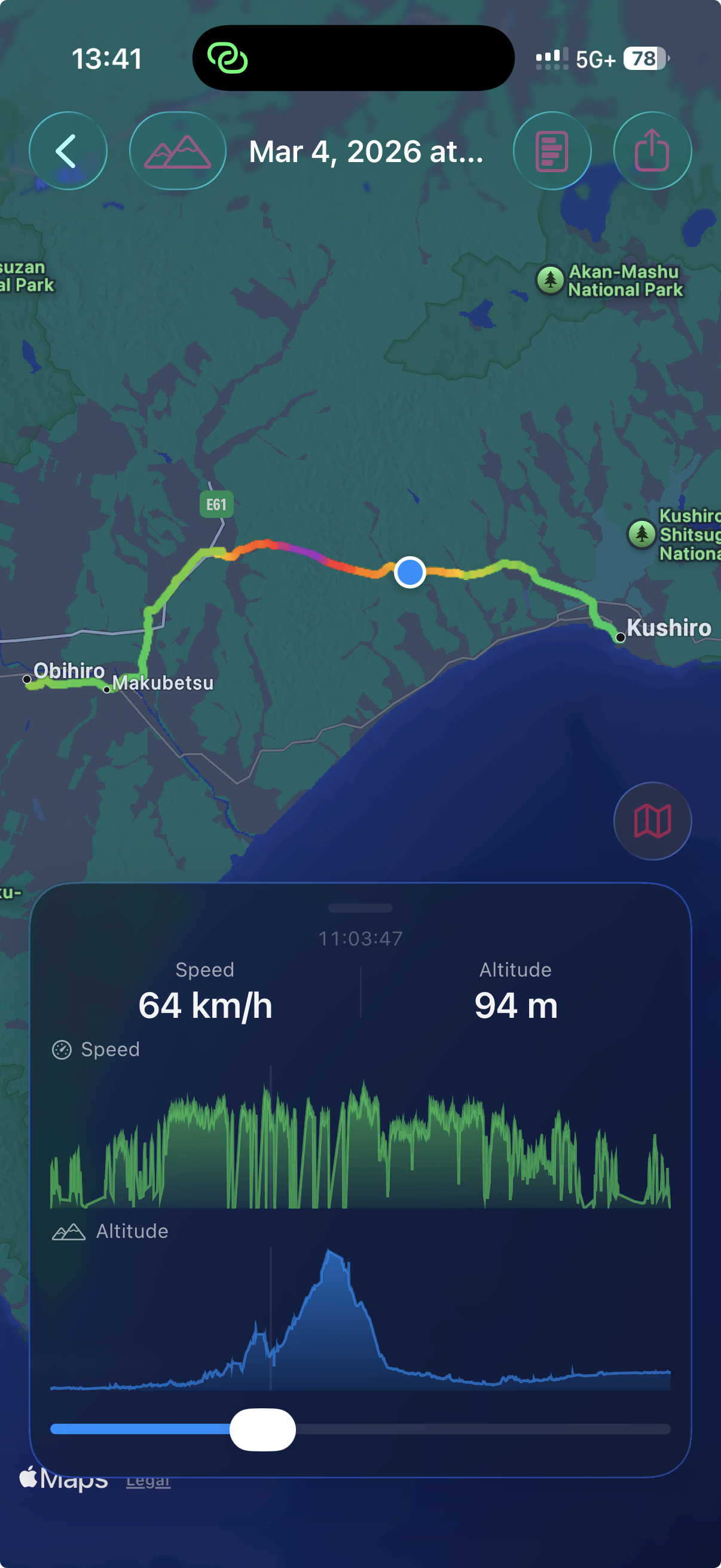 Speed & Altitude Graph