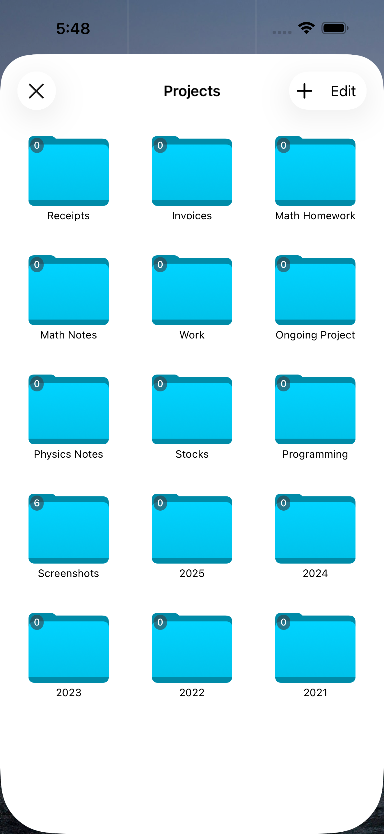 プロジェクト一覧